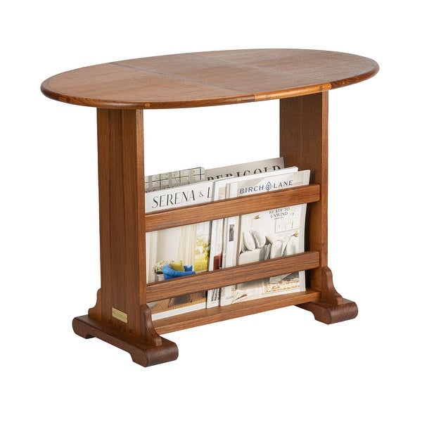 Solid Teak Drop-Leaf Table