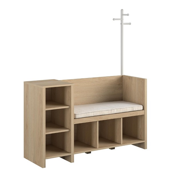 Realrooms Jocelyn Storage Bench And Coat Rack