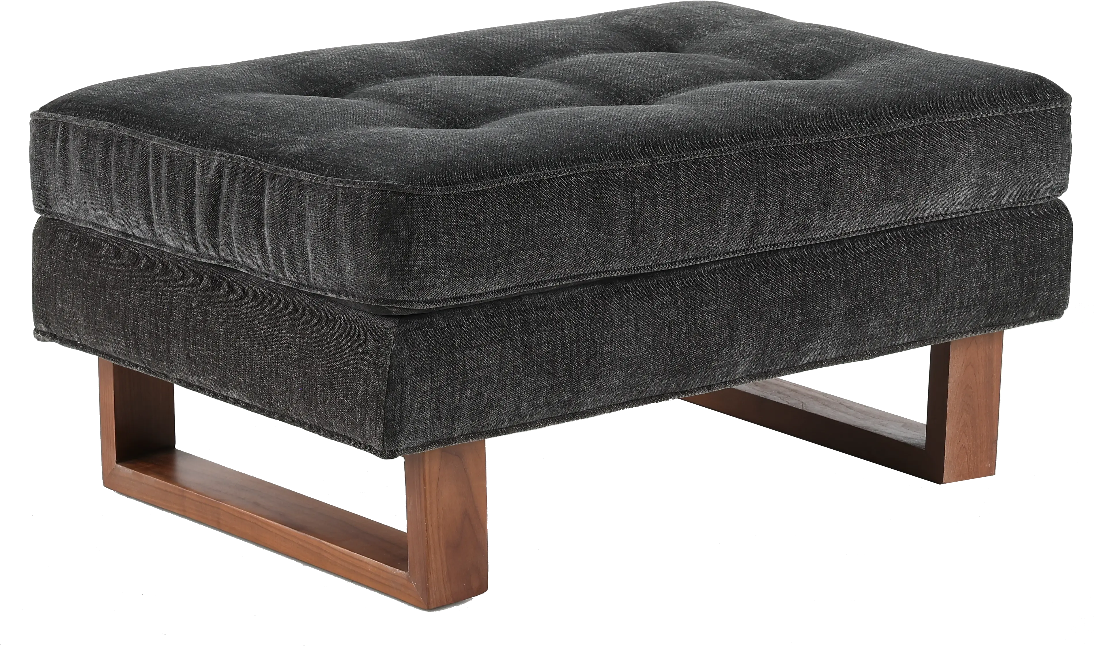 Storm Gray Ottoman