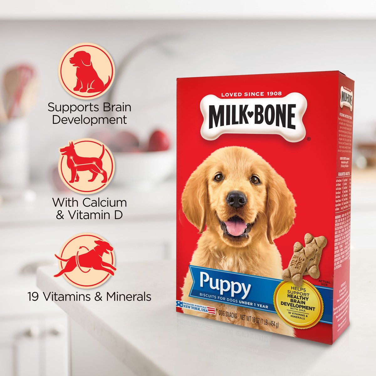 Milk-Bone Original Puppy Biscuit Dog Treats