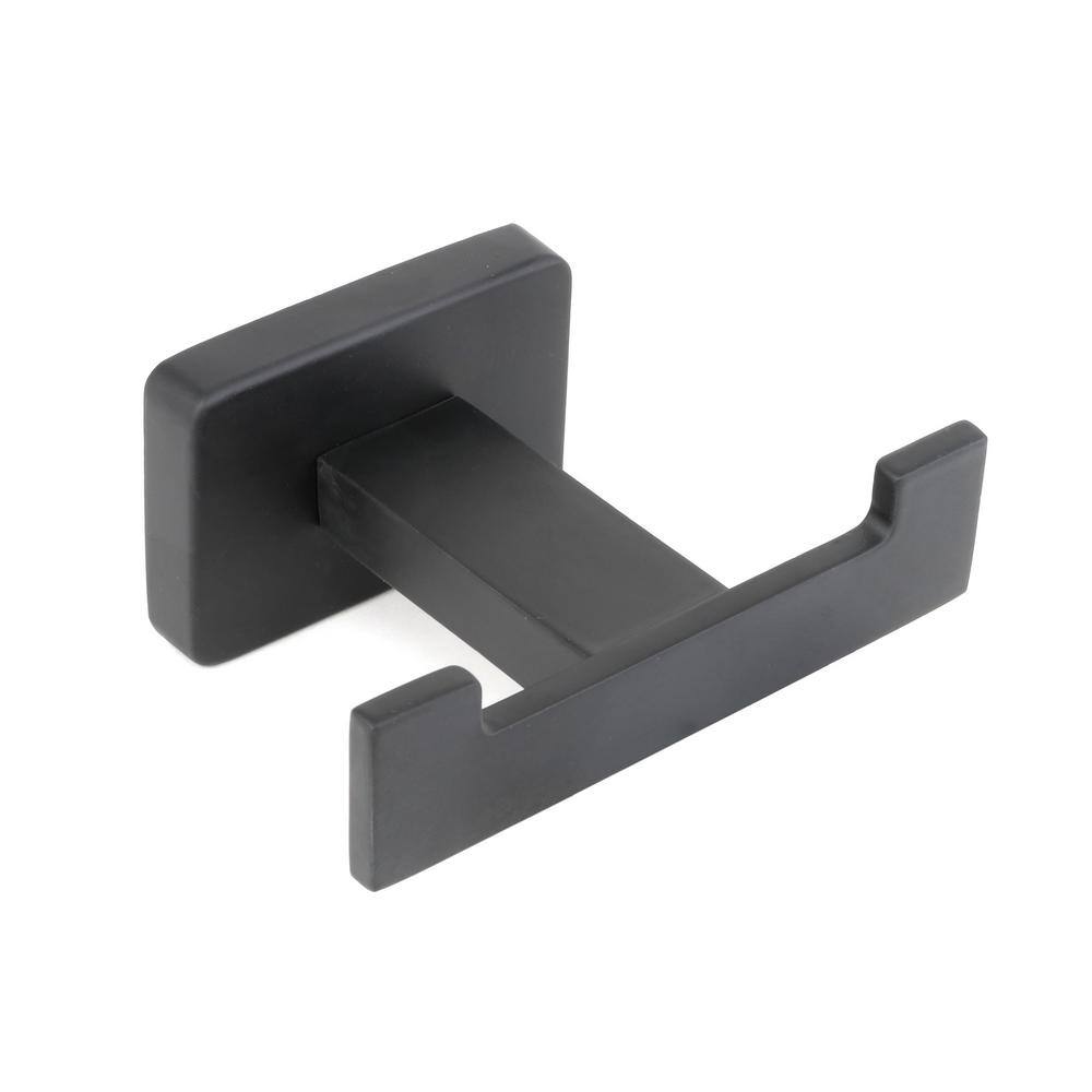 Dyconn Chicago Series Bathroom Towel Hook in Black BCGHK-BLK