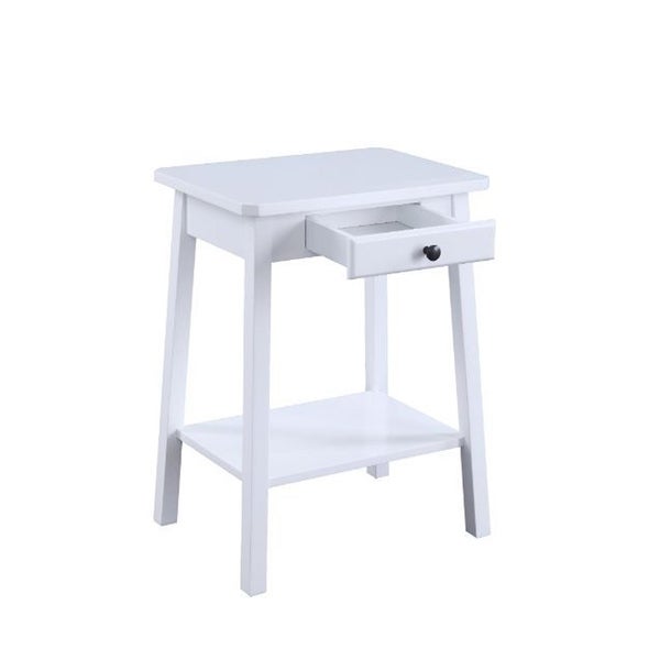 Accent Table/Side Table， Gray Finish