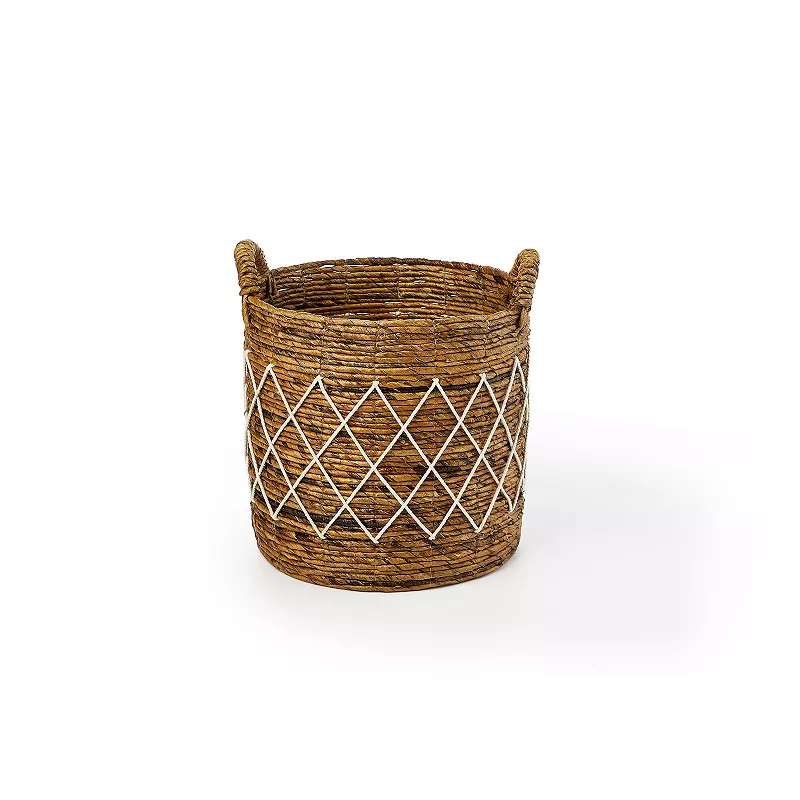 Saddle River Round Lattice Banana Basket 3-piece Set