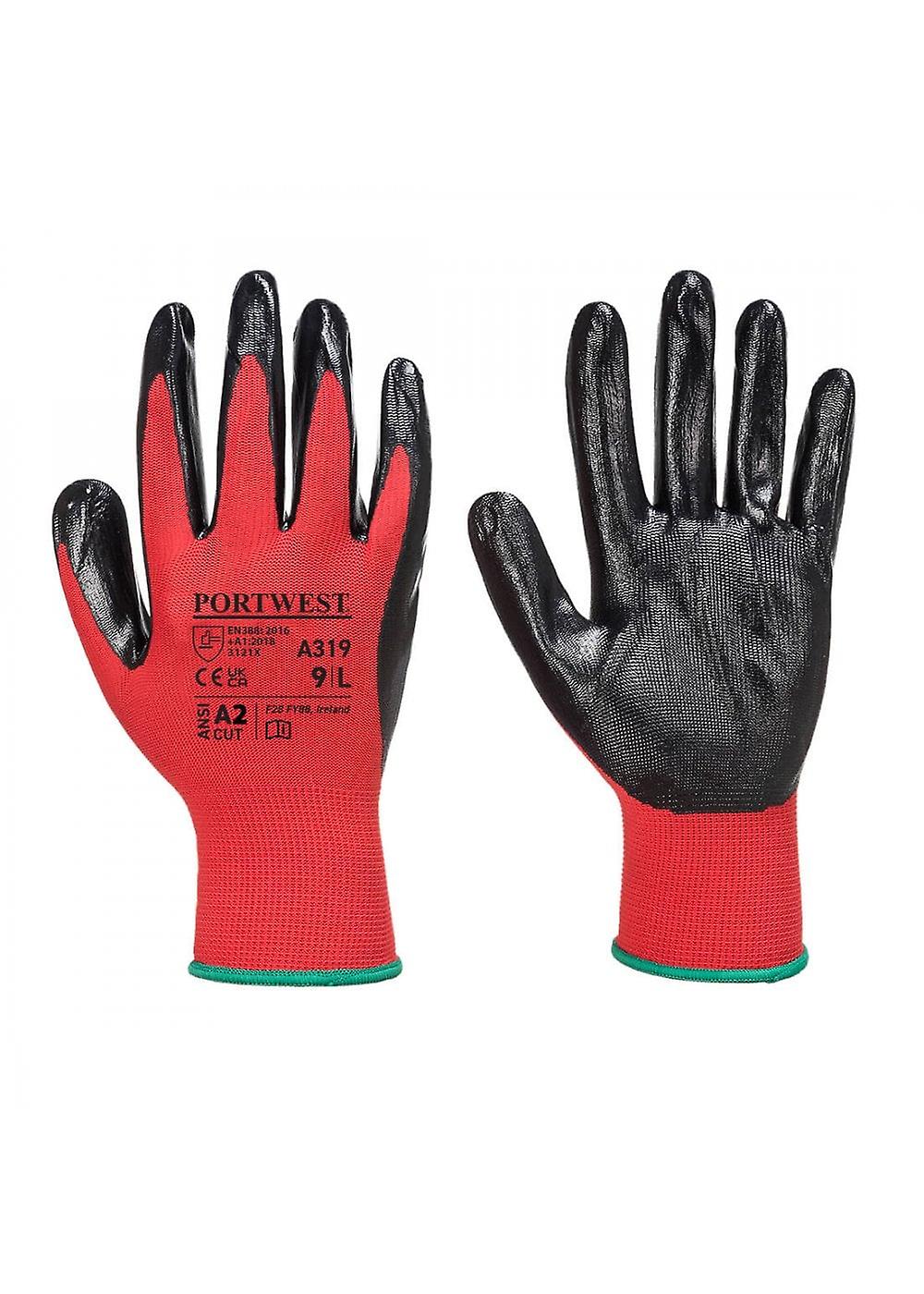 Portwest Flexo Grip Nitrile Glove (Retail Pack) A319