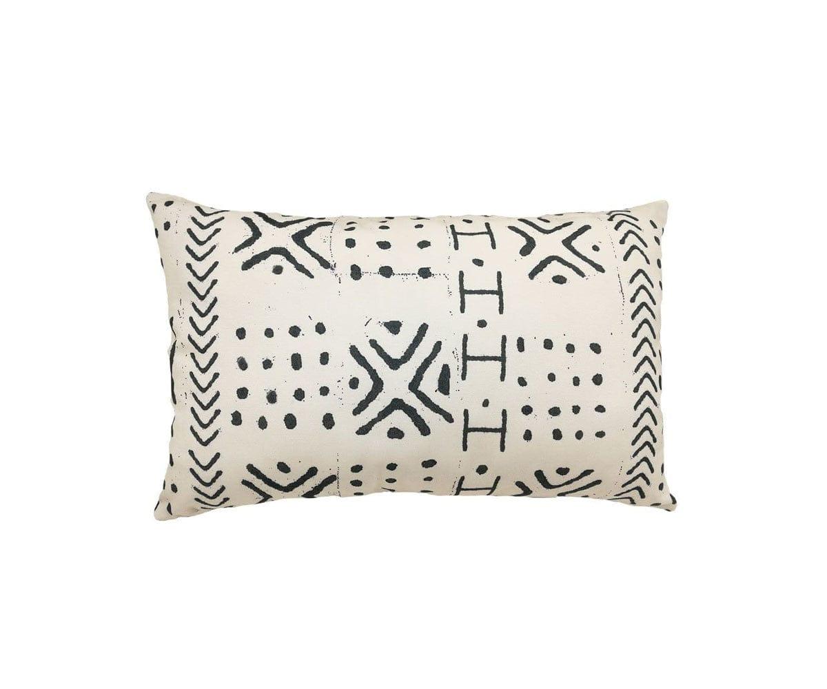 Modern Mudcloth Lumbar Pillow Cover