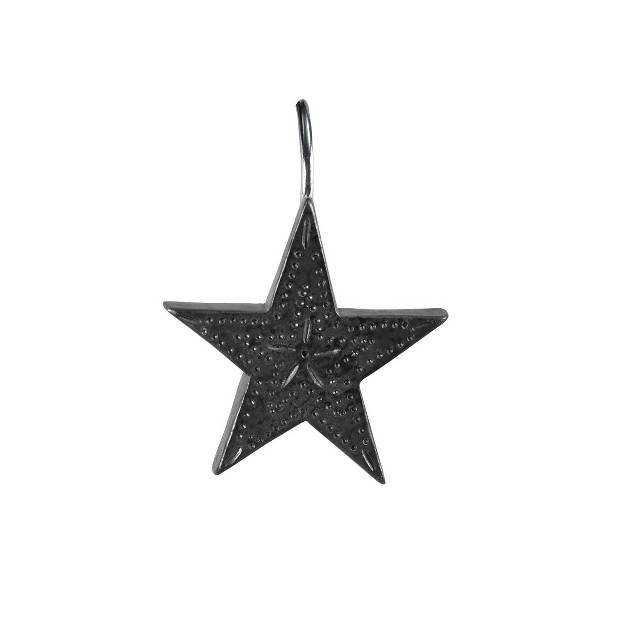 Park Designs Tin Star Shower Curtain Hooks