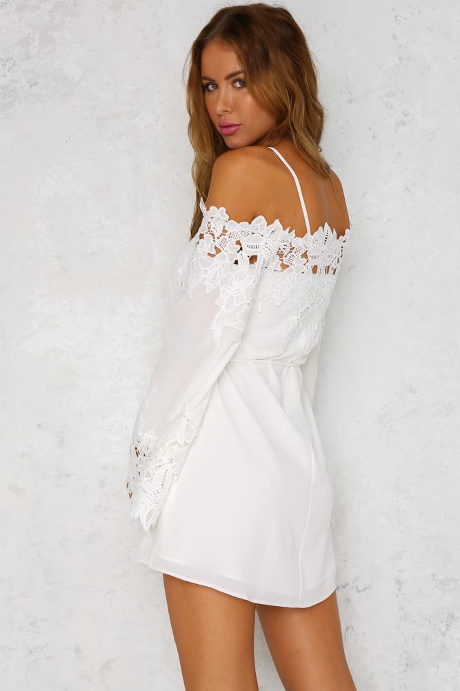 Oh Girl Dress White