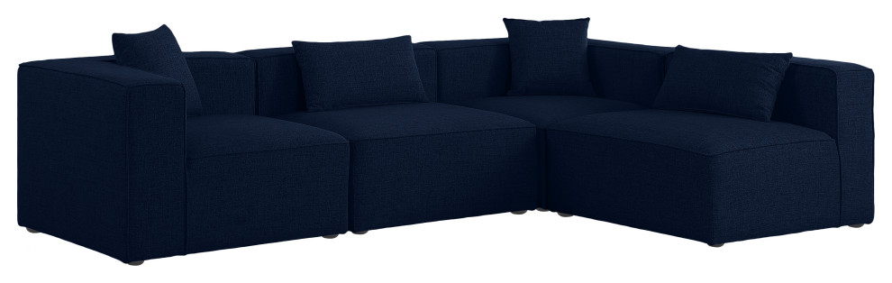 Cube Upholstered Modular Sectional   Contemporary   Sectional Sofas   by Meridian Furniture  Houzz