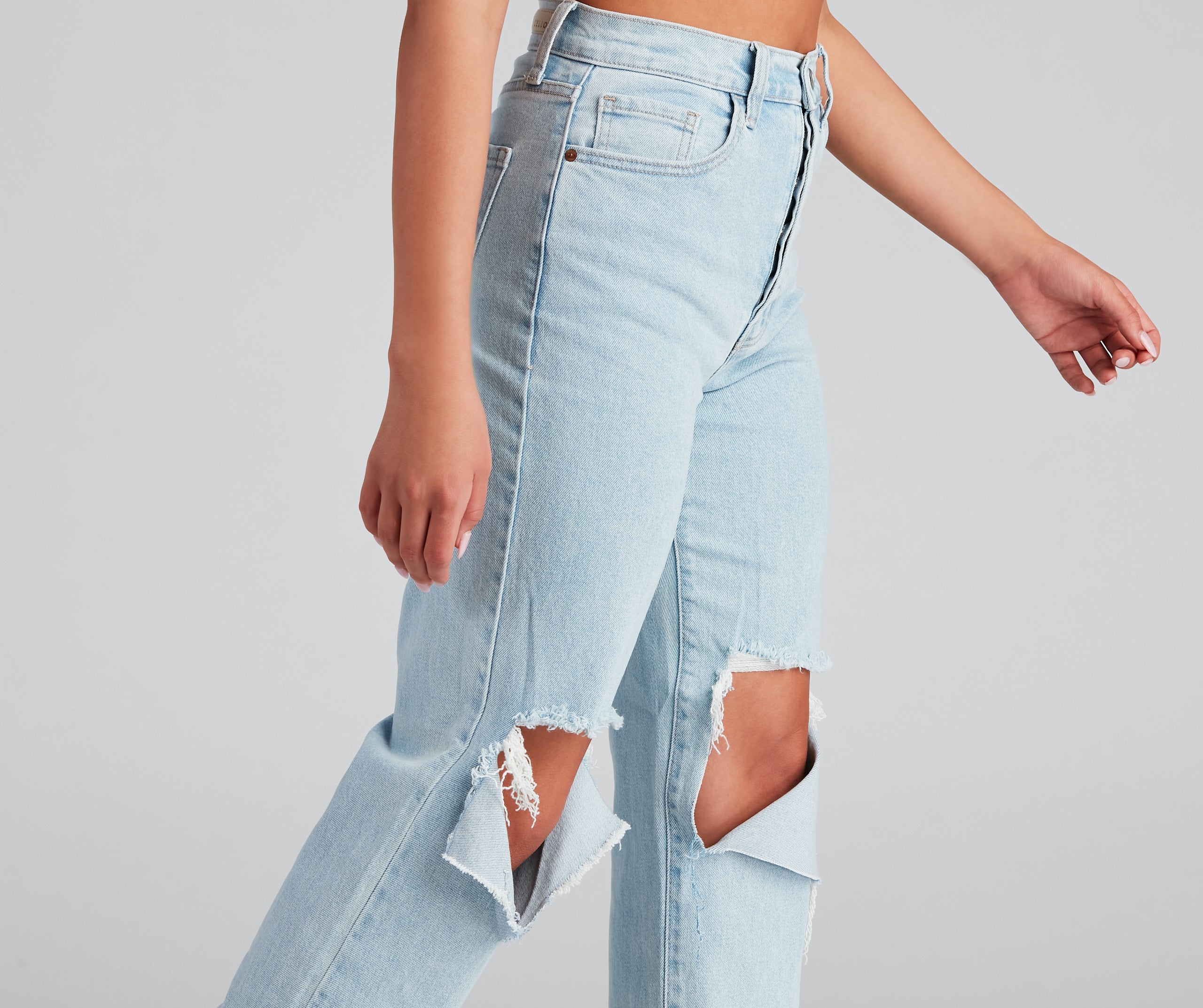 Good Vibes High Rise Boyfriend Jeans