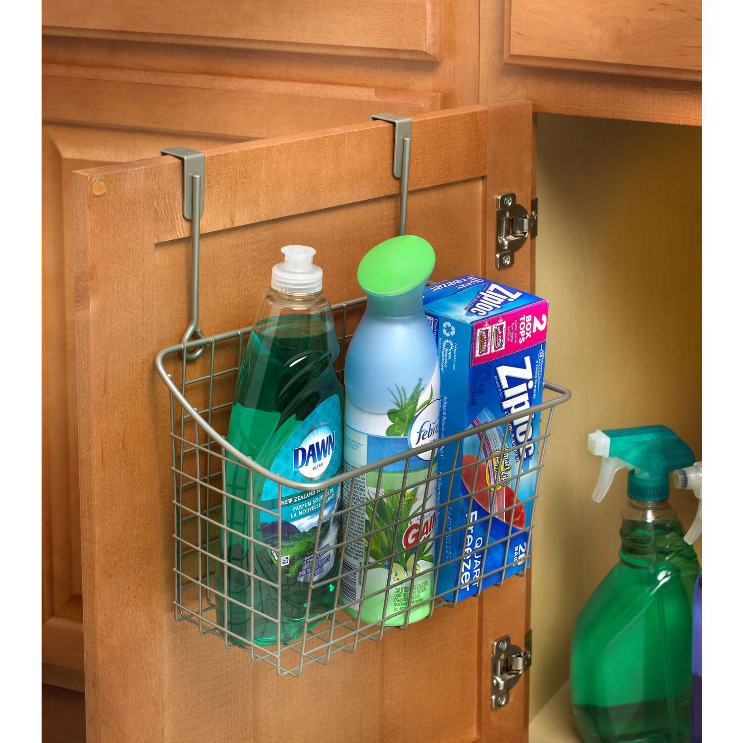 Spectrum 11-1/4 in. H X 6-5/8 in. W X 10-1/8 in. L Steel Cabinet Door Organizer