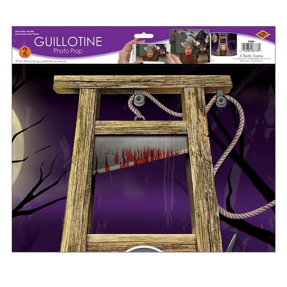 Beistle 00389 Guillotine Photo Prop  prtd 2 sides ...