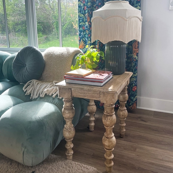 Solid Wood Natural Side Table