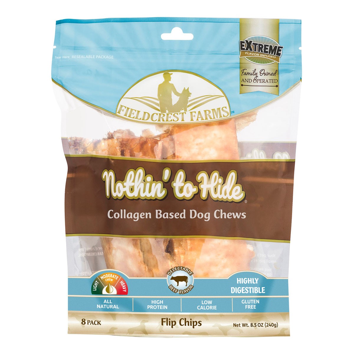 Ethical Pet Nothin to Hide Flip Chip Chicken Dog Chew