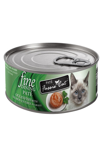 Fussie Cat Oceanfish with Salmon Fine Dinning Pate Canned Food