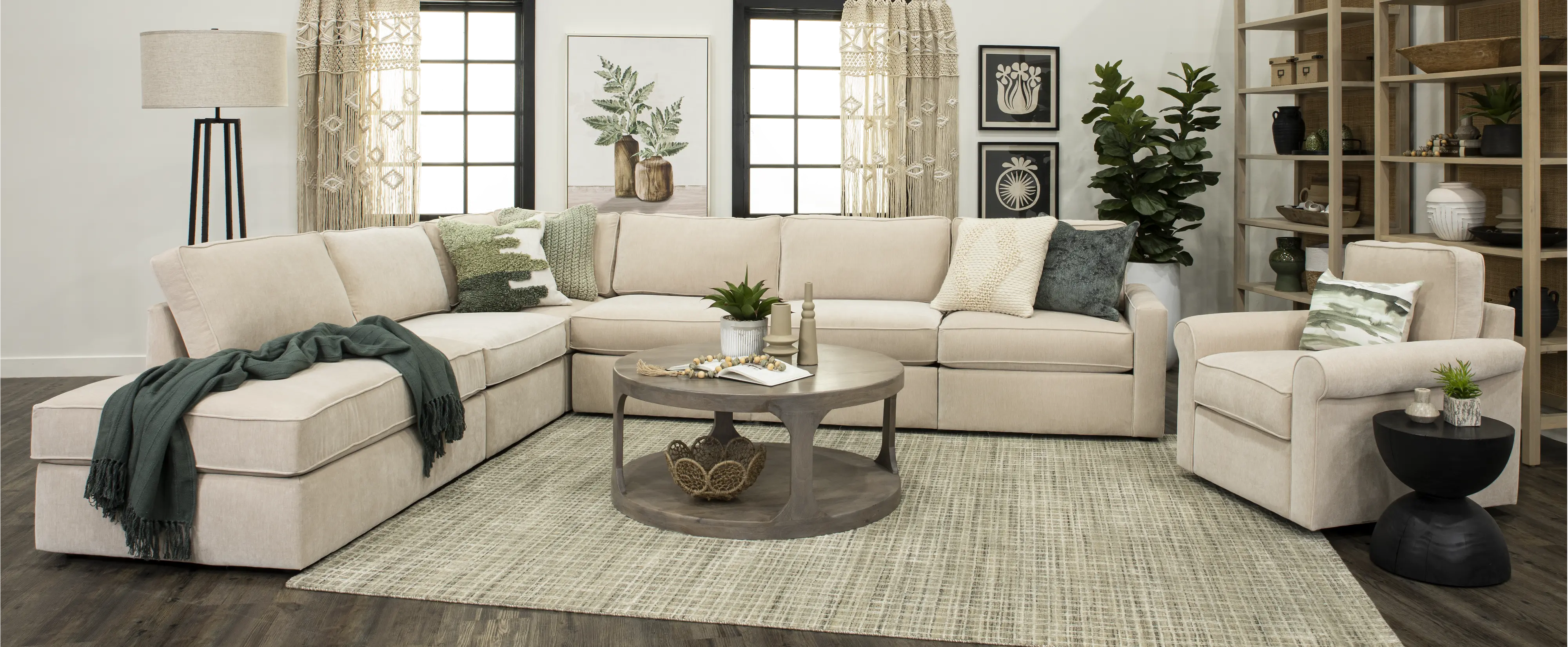 (Re)Formation Sand Beige 6 Piece Sectional