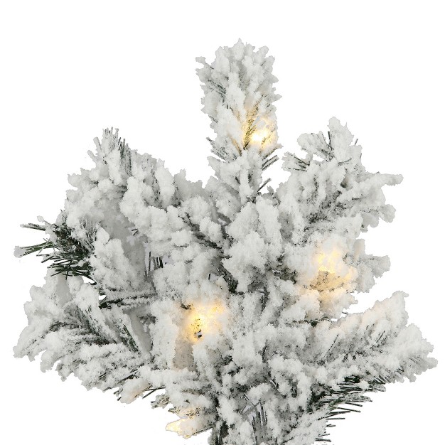 Vickerman Flocked Alaskan Artificial Christmas Tree