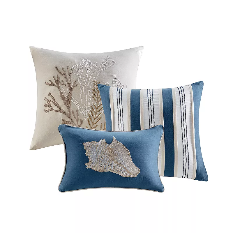 Madison Park Chatham 7-piece Coastal Comforter Set with Throw Pillows