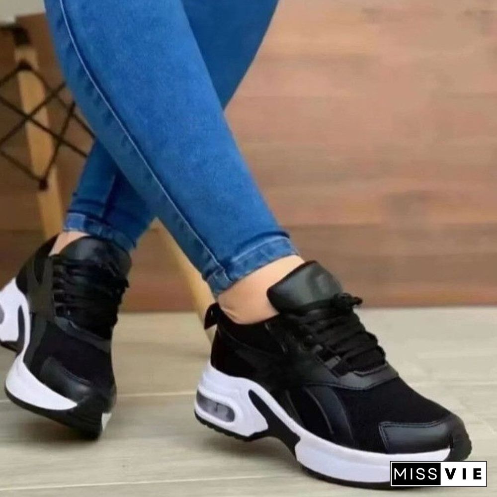 Women'Casual Mesh Colorblock Sneakers