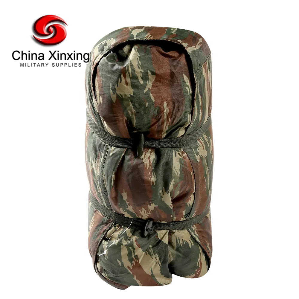 Custom CAMOUFLAGE camouflage 3 season down winter outdoor ultralight waterproof polyester sleeping bag