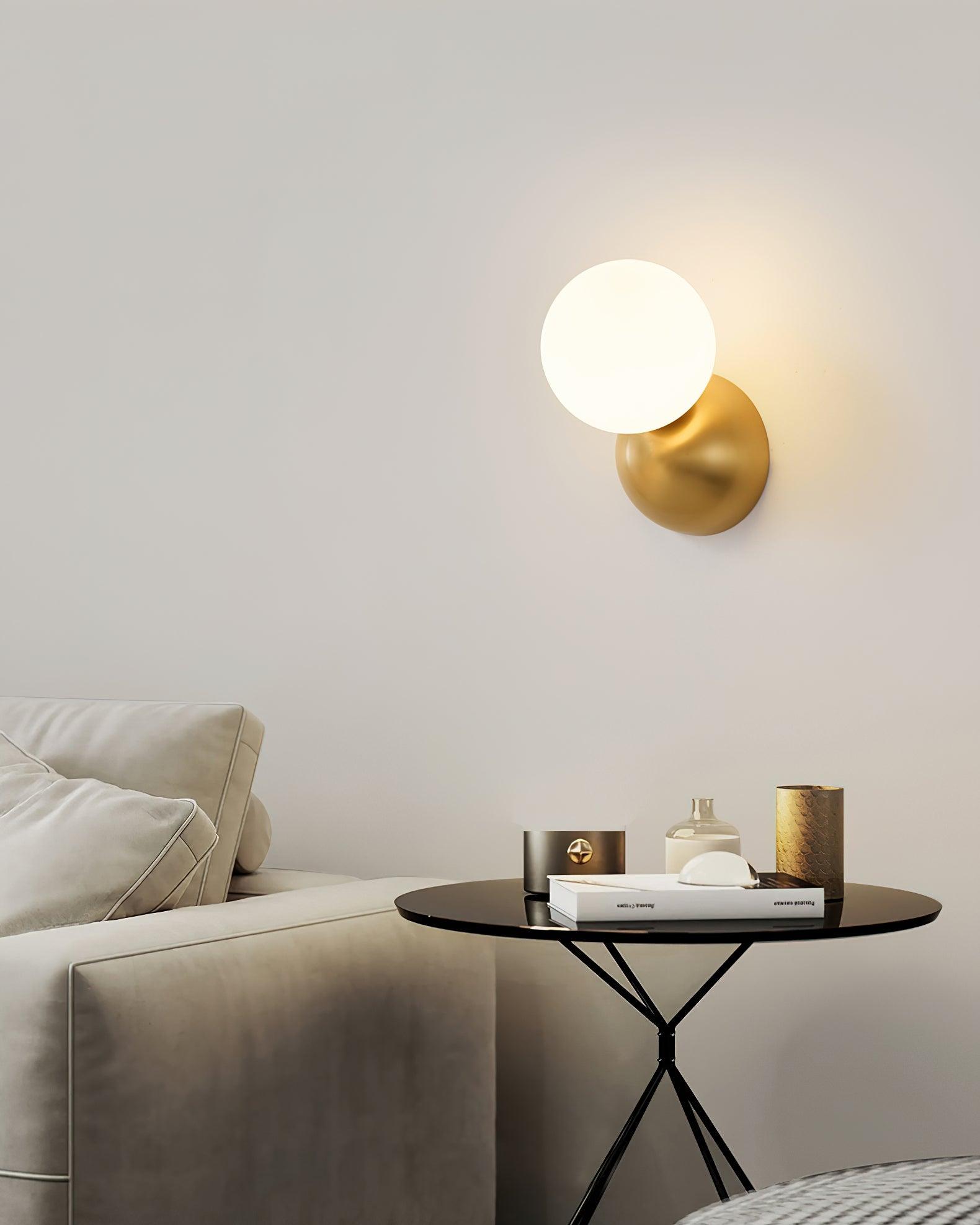 Single Globe Wall Light