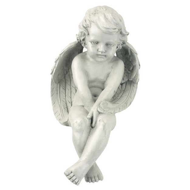 Design Toscano Angel Of Meditation Statue Off white