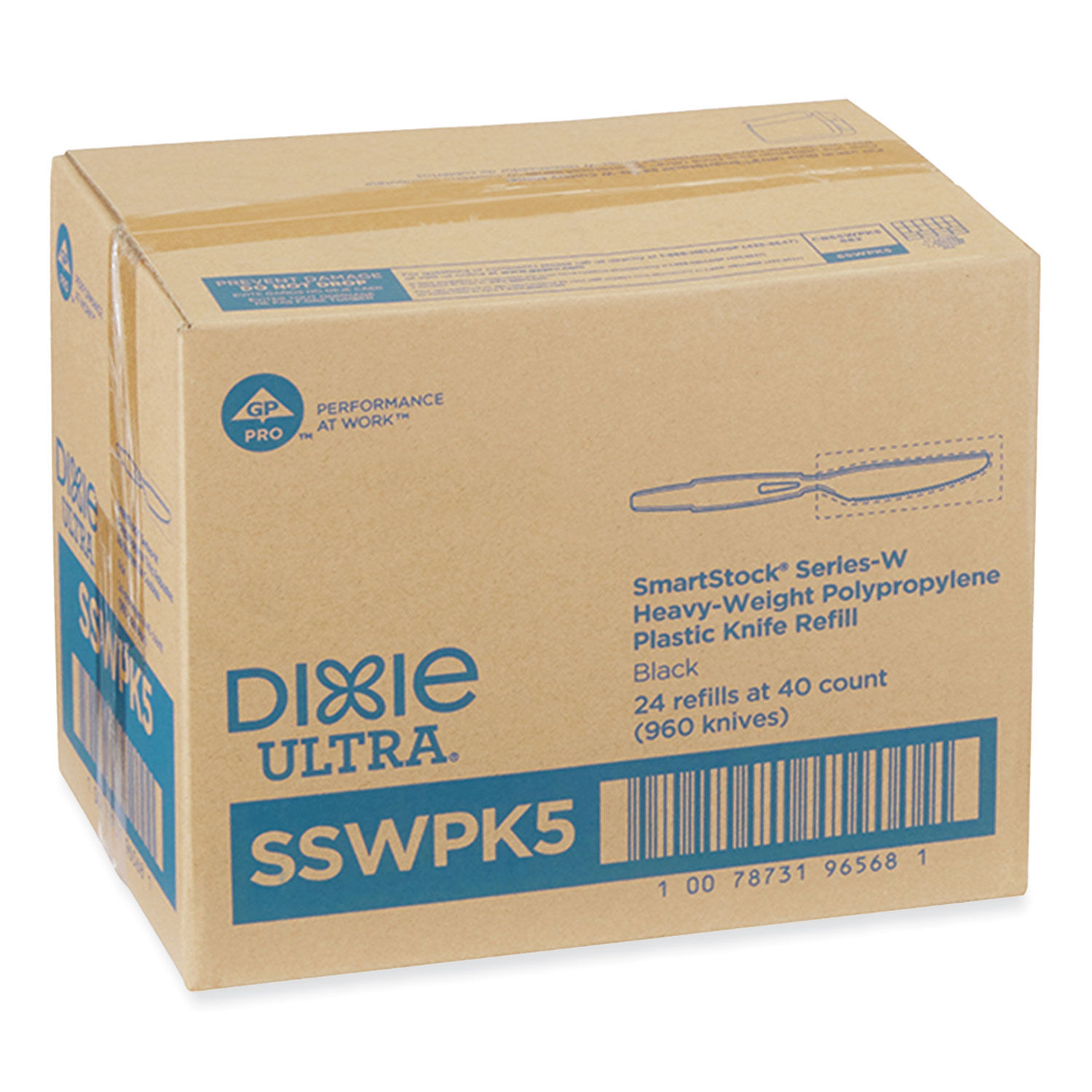 SmartStock Wrapped Heavy-Weight Cutlery Refill by Dixieandreg; DXESSWPK5