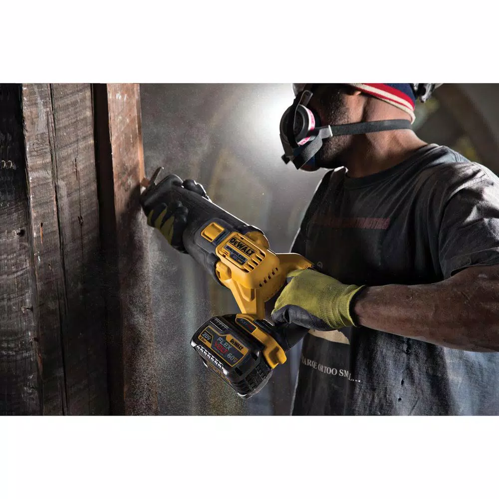 DEWALT FLEXVOLT 60-Volt MAX Cordless Brushless Reciprocating Saw with (1) FLEXVOLT 6.0Ah Battery and#8211; XDC Depot