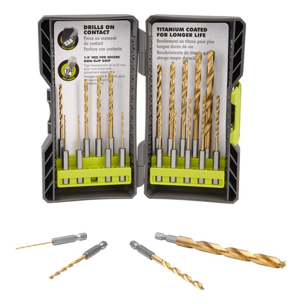 RYOBI Titanium Drill Bit Kit (22-Piece) AR2042