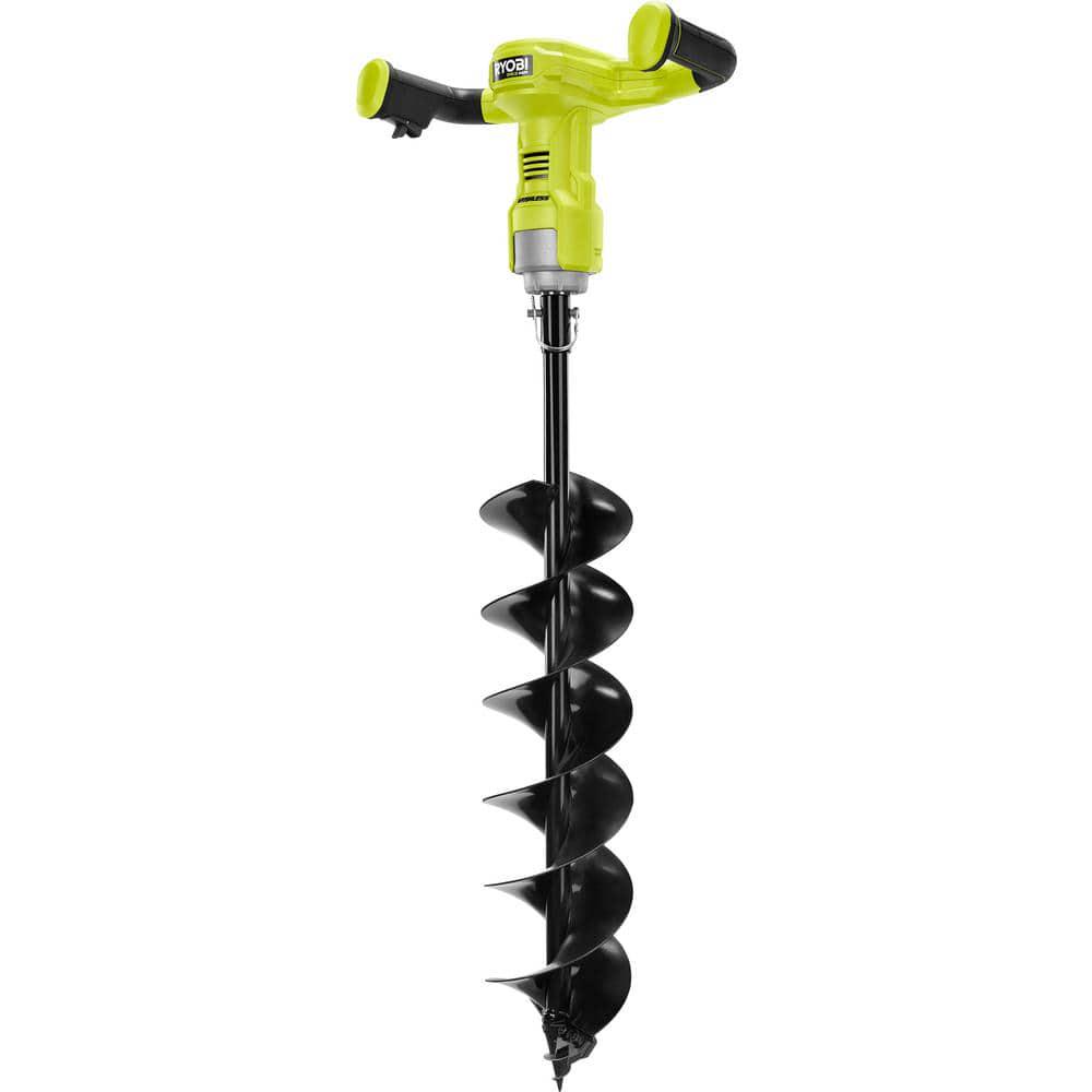 RYOBI ONE HP 18V Brushless Cordless Earth Auger with 6 in Bit Included