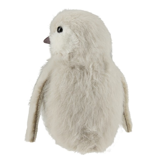 Small Ivory Sisal Penguin Christmas Figure