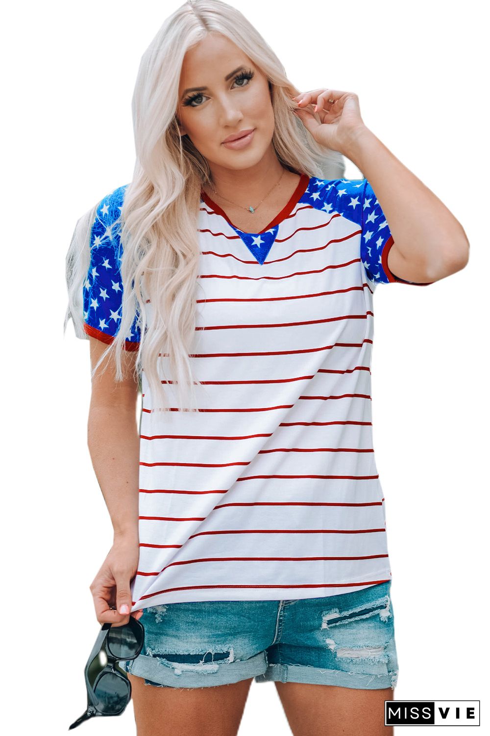 Stars and Stripes National Day Tee