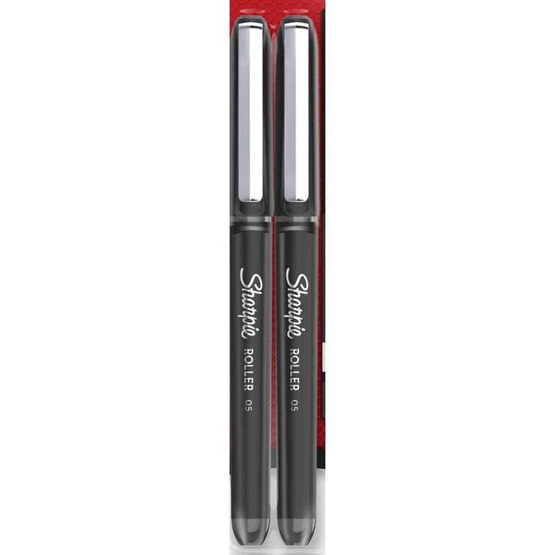 SHARPIE RLLR PEN BLK 2PK