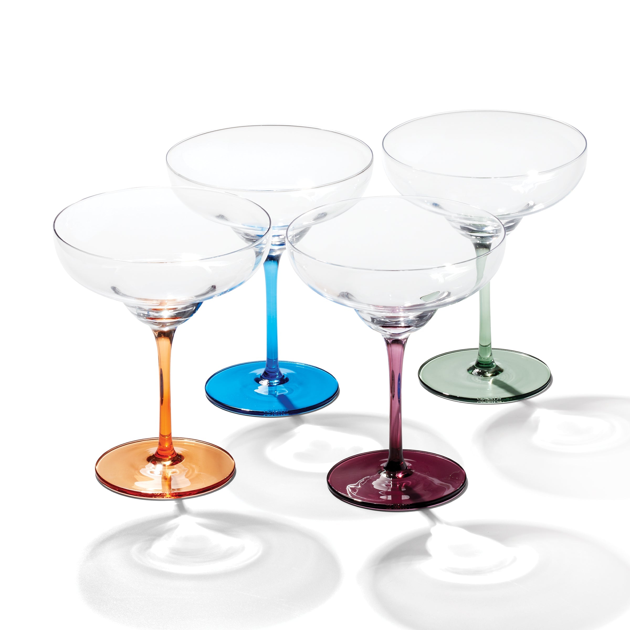 Bottoms Up Margarita Glasses, Set Of 4