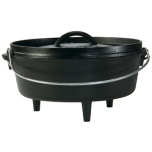 Lodge Cast Iron Logic 2 Qt Seasoned Camp Dutch Oven, L8Co3