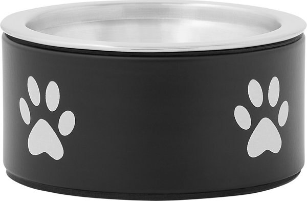 Frisco Paw Print Non-Skid Stainless Steel Dog and Cat Bowl