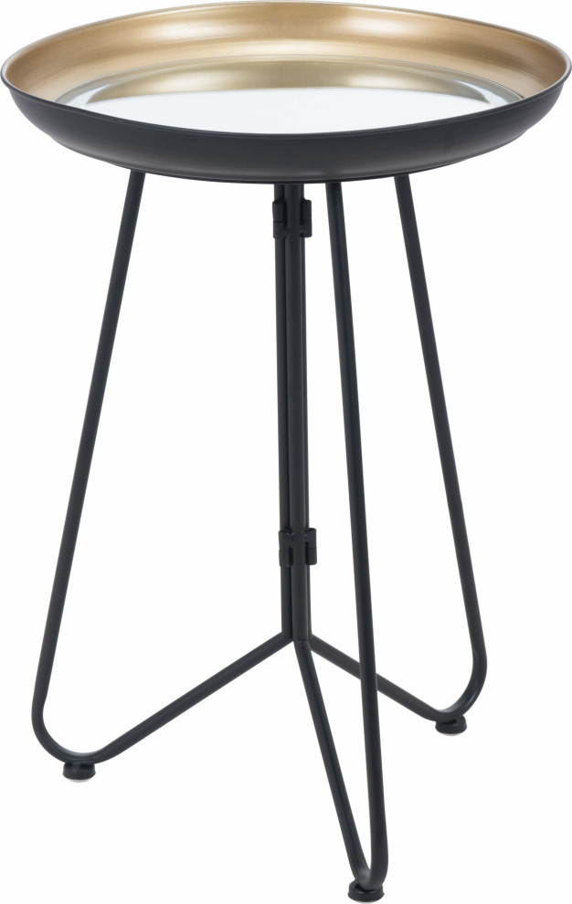 Kenosha Accent Table   Industrial   Side Tables And End Tables   by HedgeApple  Houzz