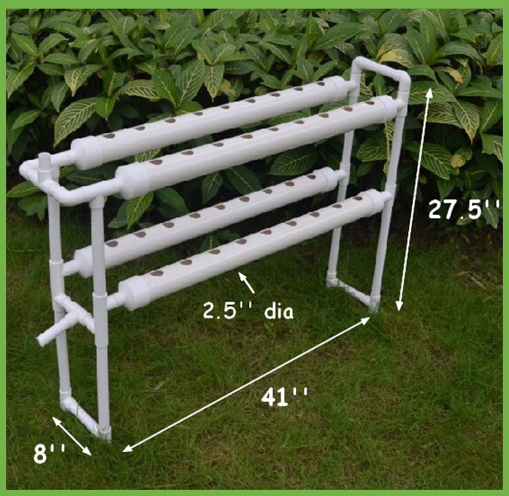 Intbuying Hydroponic Site Grow Kit 36 Holes Garden Plant System #141111