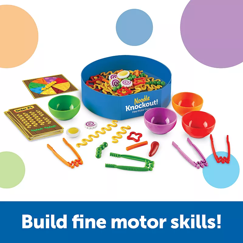 Learning Resources Noodle Knockout Fine Motor Game