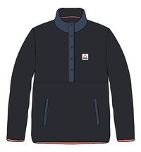 Adrift Recycled Polar Fleece - Deep Navy