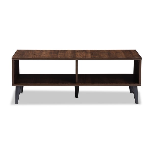 Mid-Century Modern Brown Coffee Table by Baxton Studio