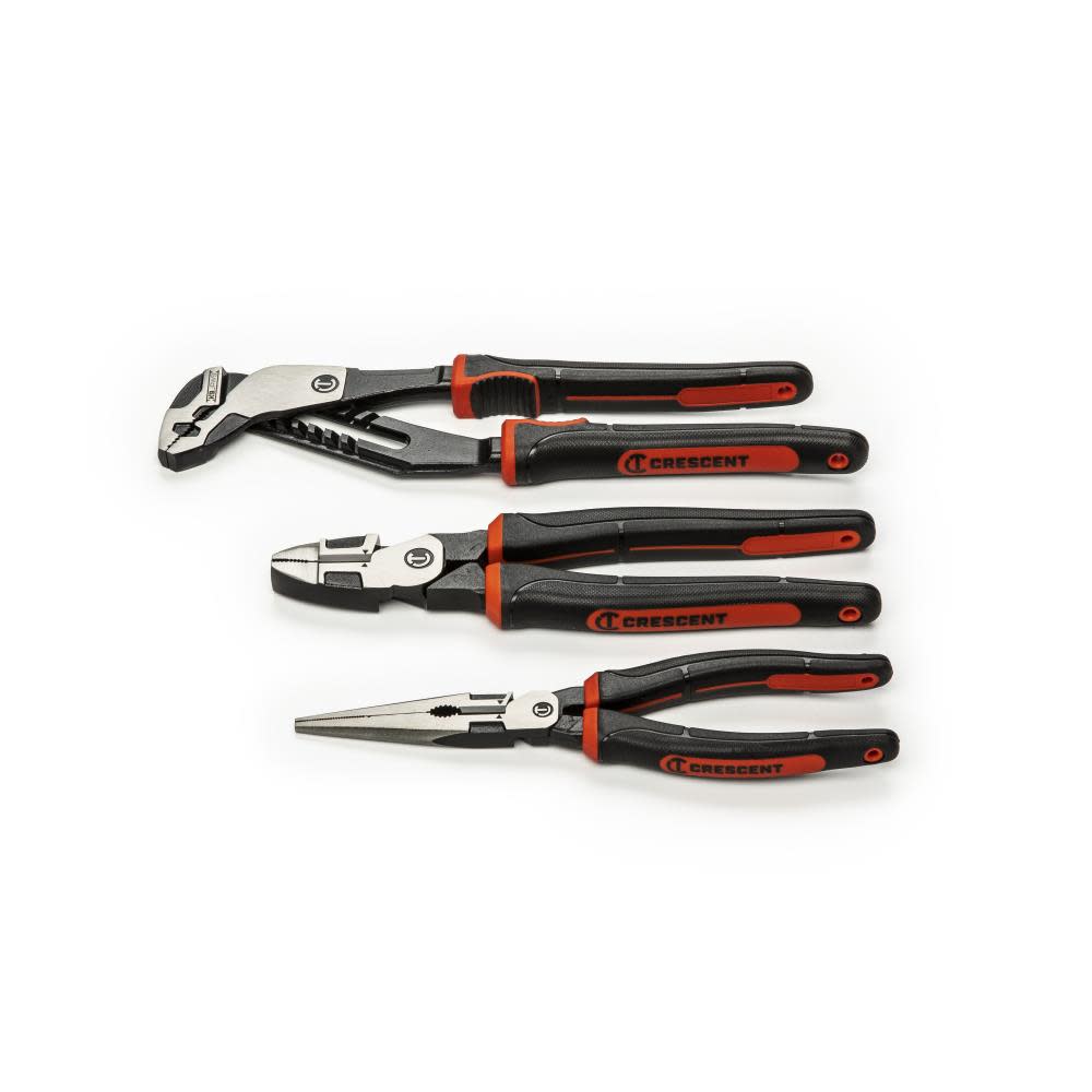 CRESCENT Z2 Mixed Dual Material Plier Set 3pc