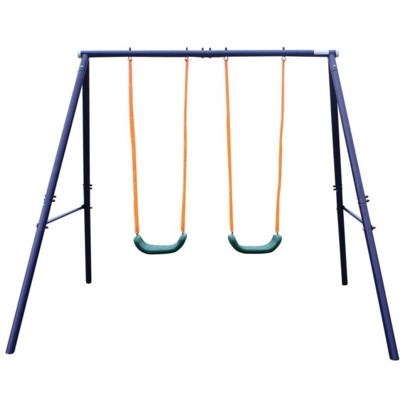 Two Station Swing Set for Children W1408107775