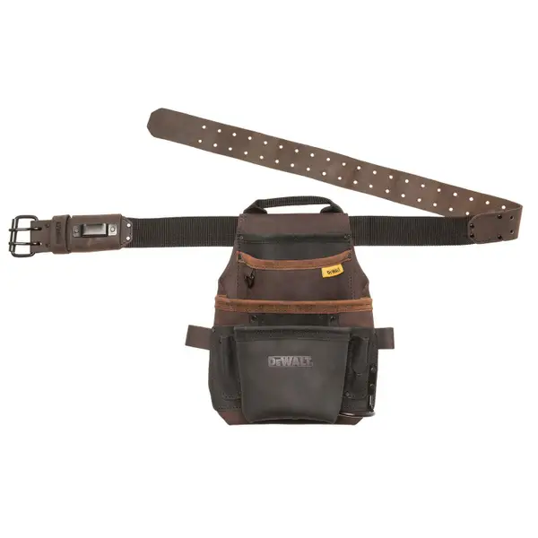 DEWALT Leather Tool Pouch and Belt