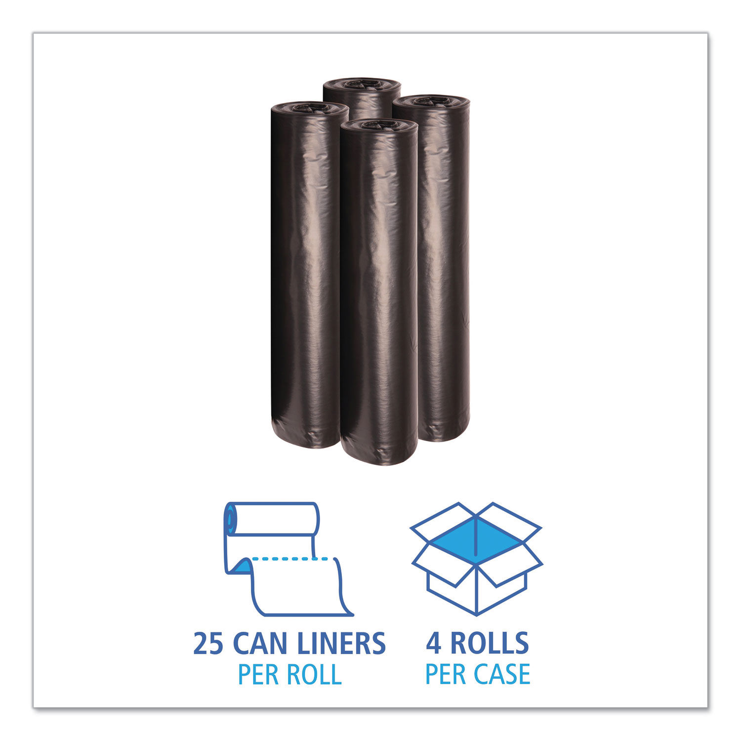 Recycled Low-Density Polyethylene Can Liners by Boardwalkandreg; BWK517