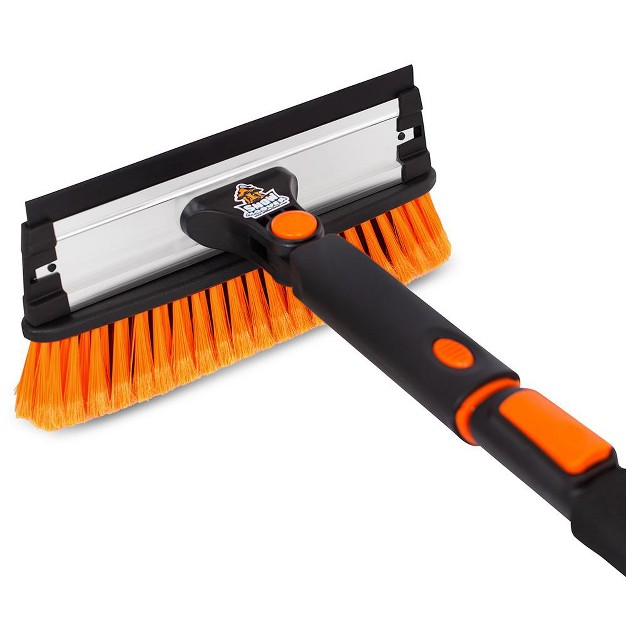 Extendable Snow Brush With Squeegee amp Ice Scraper