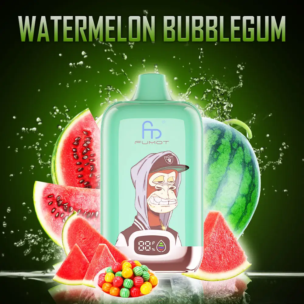 Fumot Tornado Digital Box 12000 Puffs - Watermelon Bubblegum