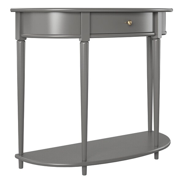 Ameriwood Home Aurora Half-Moon Console Table