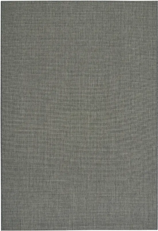 4 x 6 Small Charcoal Gray Indoor-Outdoor Rug - Weatherwise