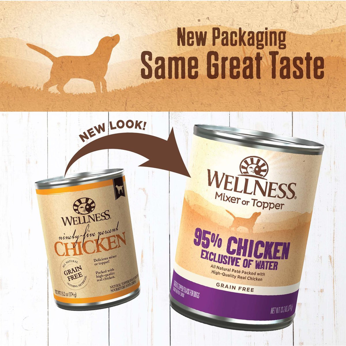 Wellness Ninety-Five Percent Chicken Grain-Free Canned Dog Food