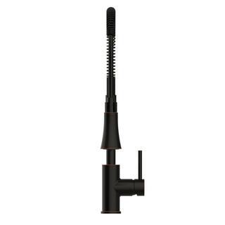 Design House Spencer Single Handle Pull Down Sprayer Kitchen Faucet in Oil Rubbed Bronze 593871